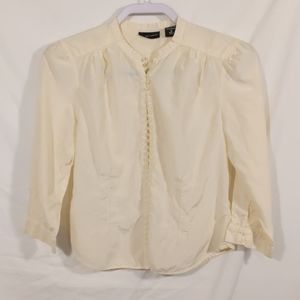 NY&Co Silk/cotton poet blouse